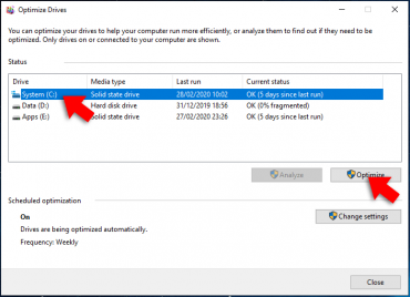 optimize drives windows 10 optimize drives windows 10