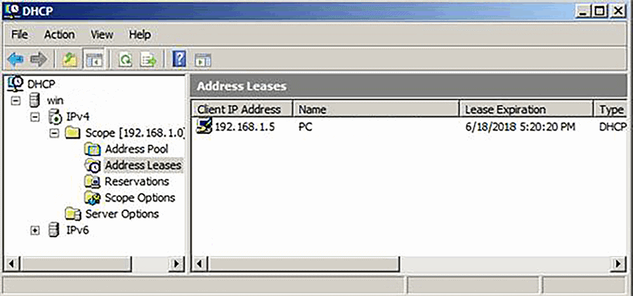 windows dhcp server