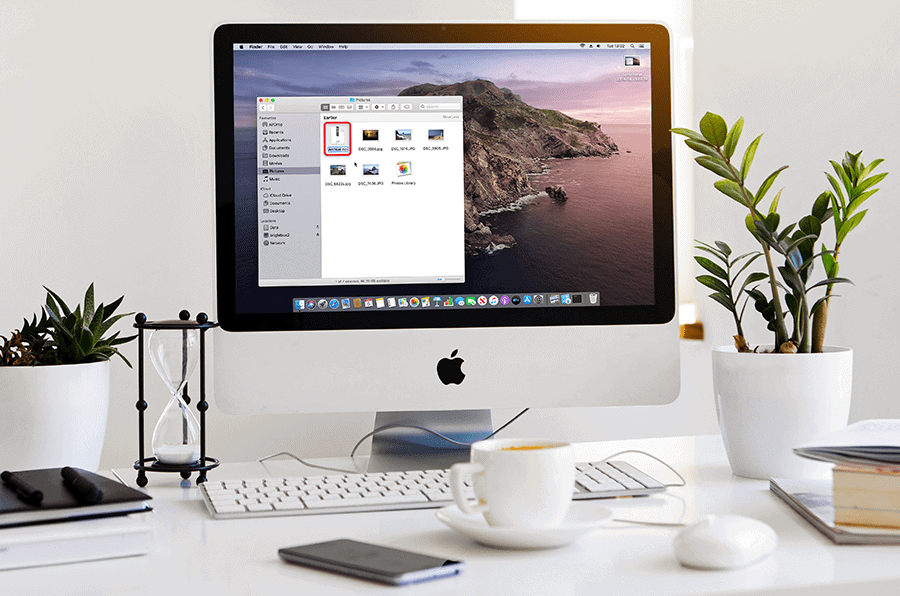MacOS running on an iMac
