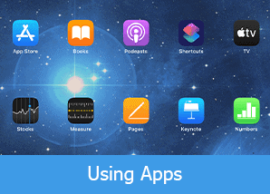 using apps
